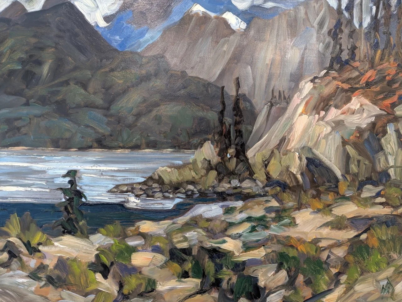  Rock Tumble - South YT 30 x 40 Oil on Canvas $ 4725 