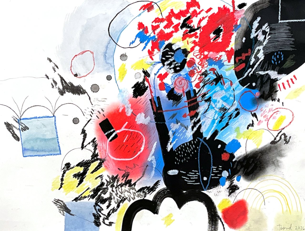  Planet Earth Series, #44 18 × 24 Mixed Media on Paper $ 1600 