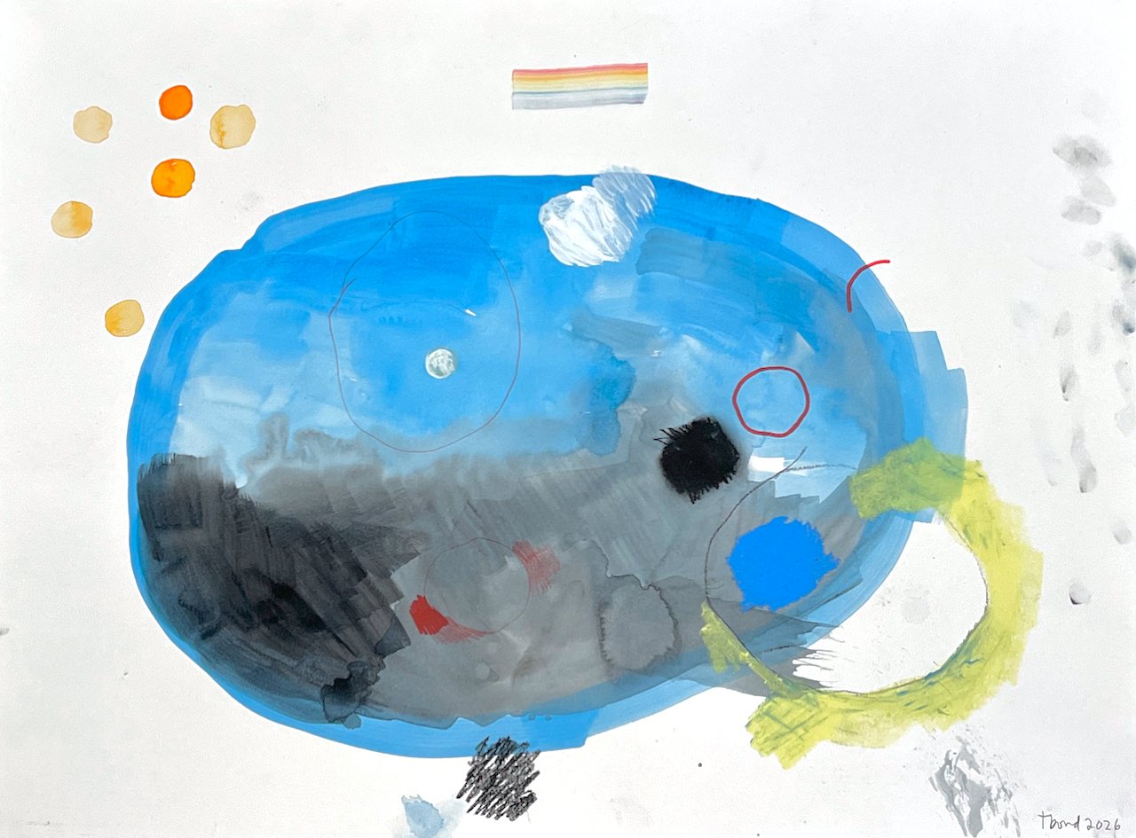  Planet Earth Series, #7 18 × 24 Mixed Media on Paper $ 1600 