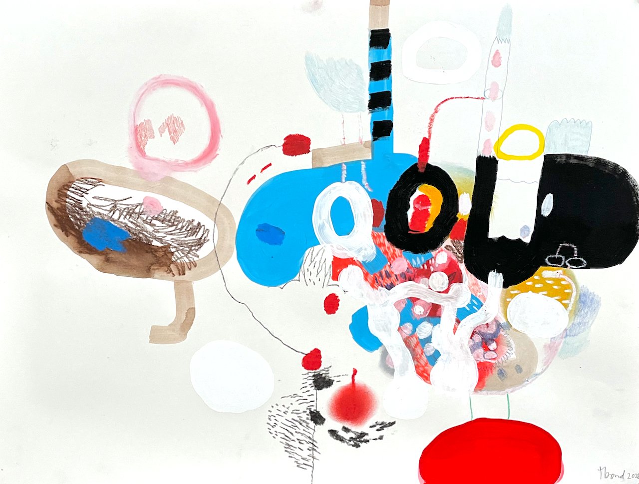  Planet Earth Series, #5 18 × 24 Mixed Media on Paper $ 1600 