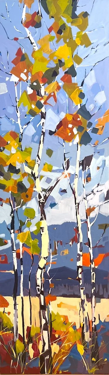  Aspen Fields 	 60 × 18	 Acrylic on Canvas	 $ 4780 