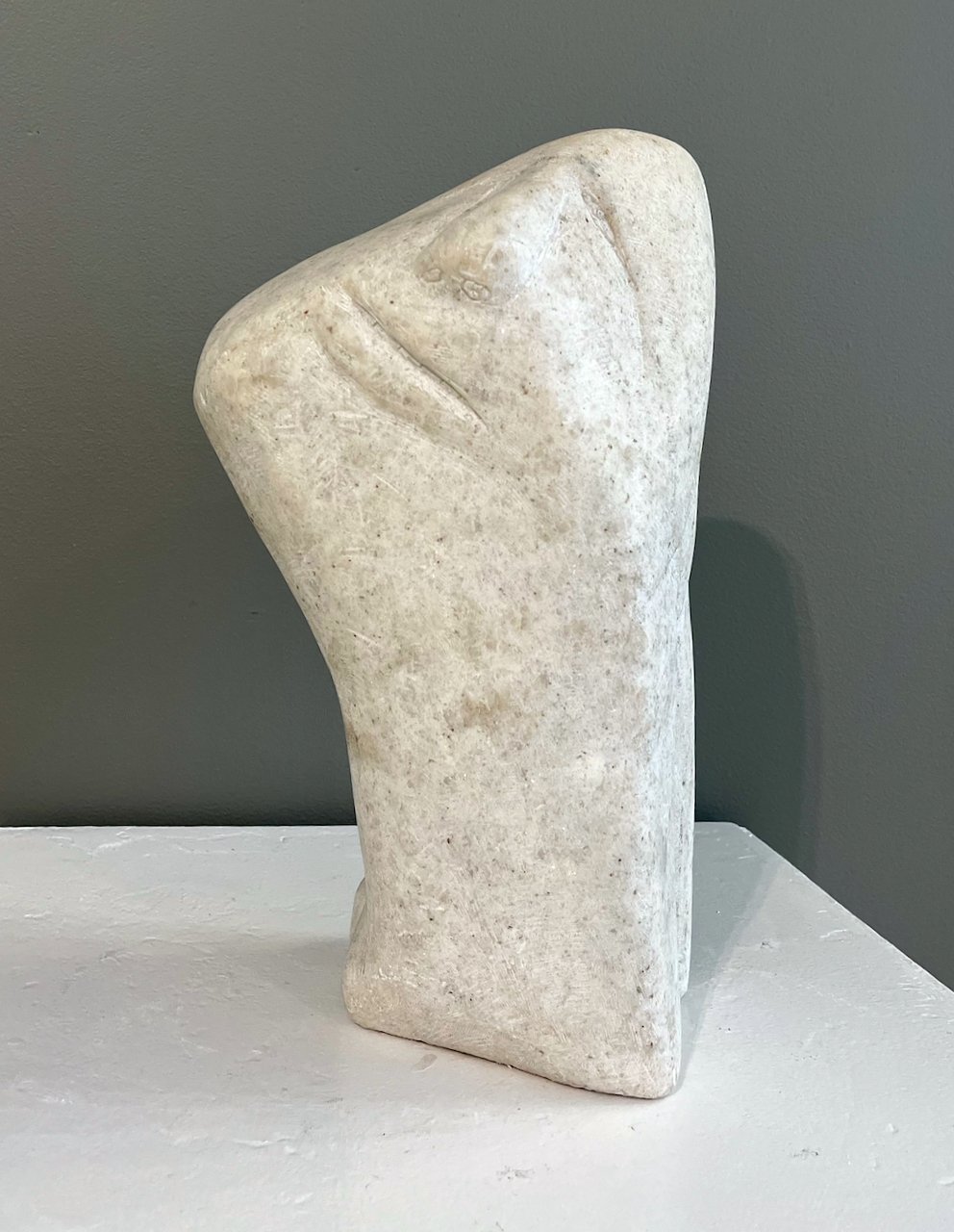  I Have Days When it Looks Like I Did Not Achieve Anything 15 x 9 x 6 Marble $ 1750 