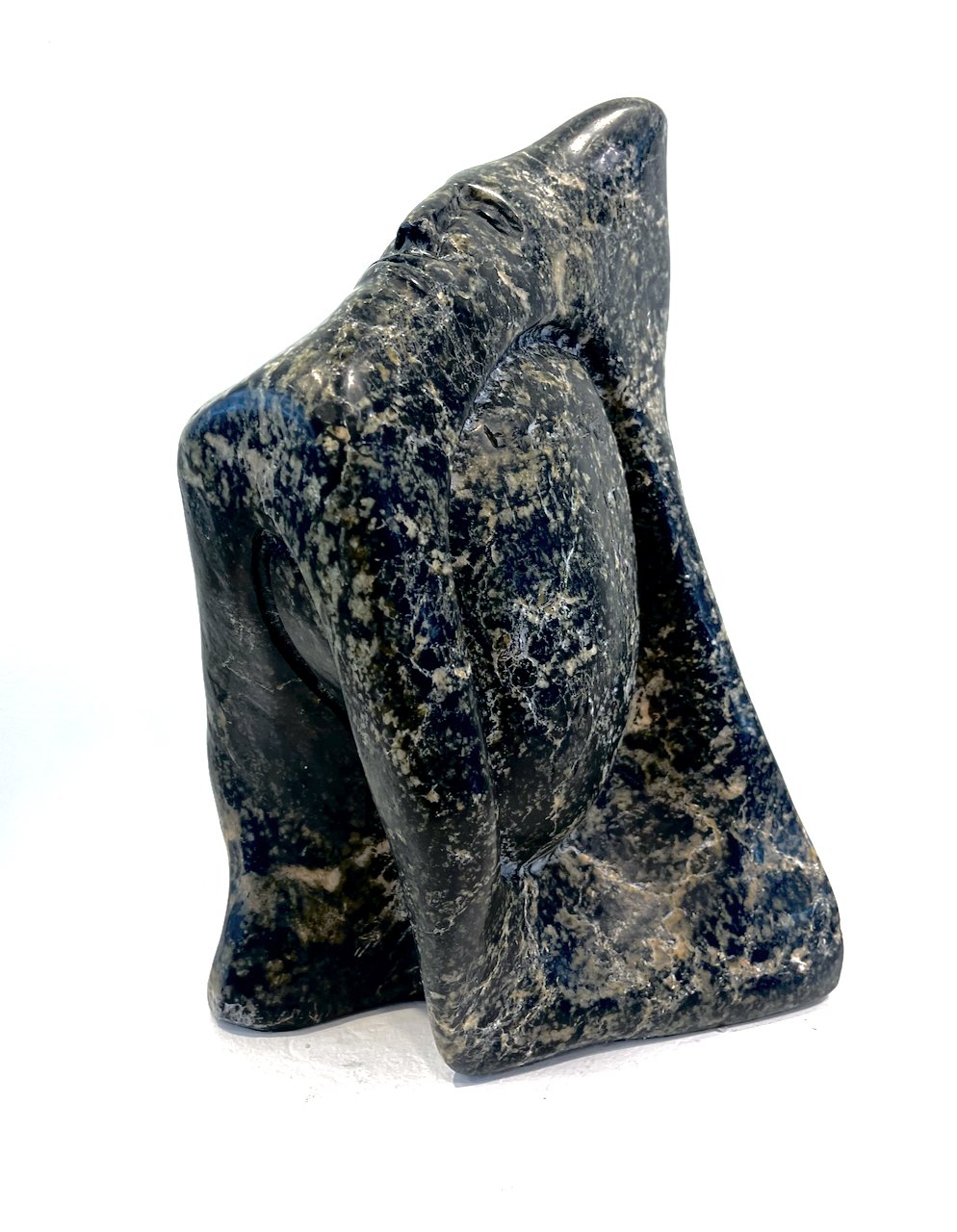  Now that I have a House am I Less of an Inuk 13 x 7 x 5.5 Serpentine $ 950 