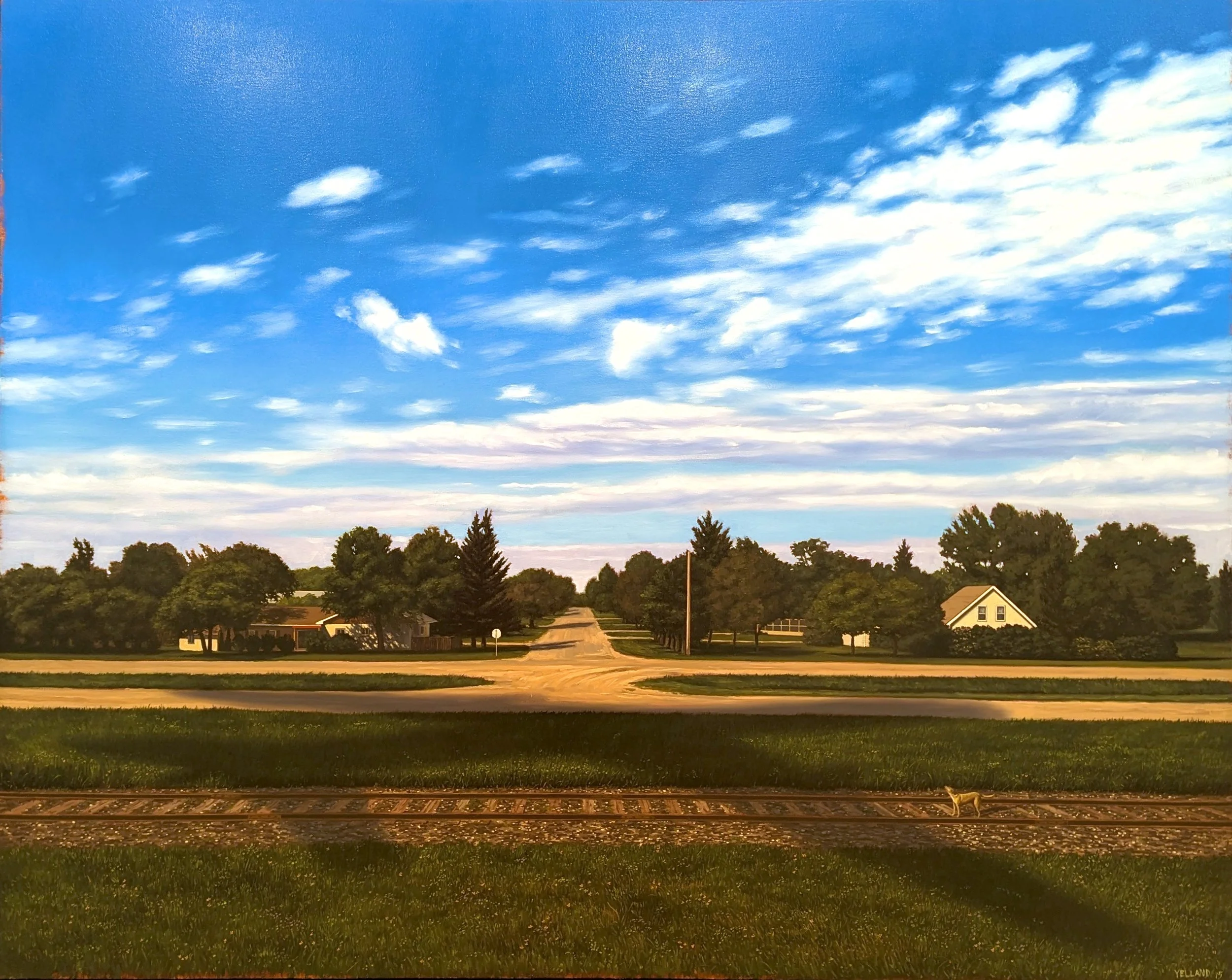  Plane as Day	 48 x 60	 Oil on Canvas	 $ 30,000 