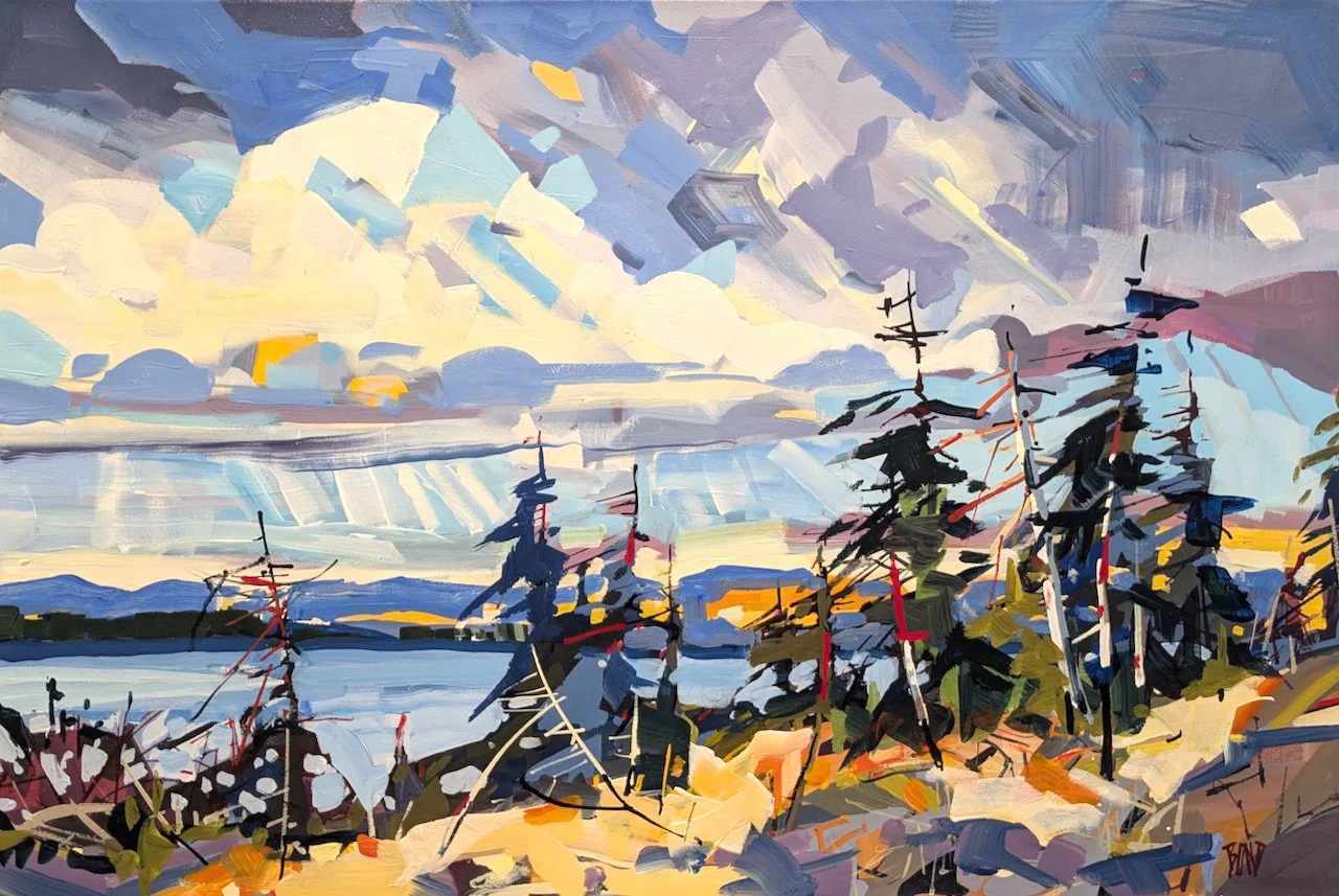  Morning Sky 24 × 36 Acrylic on Canvas $ 4025 