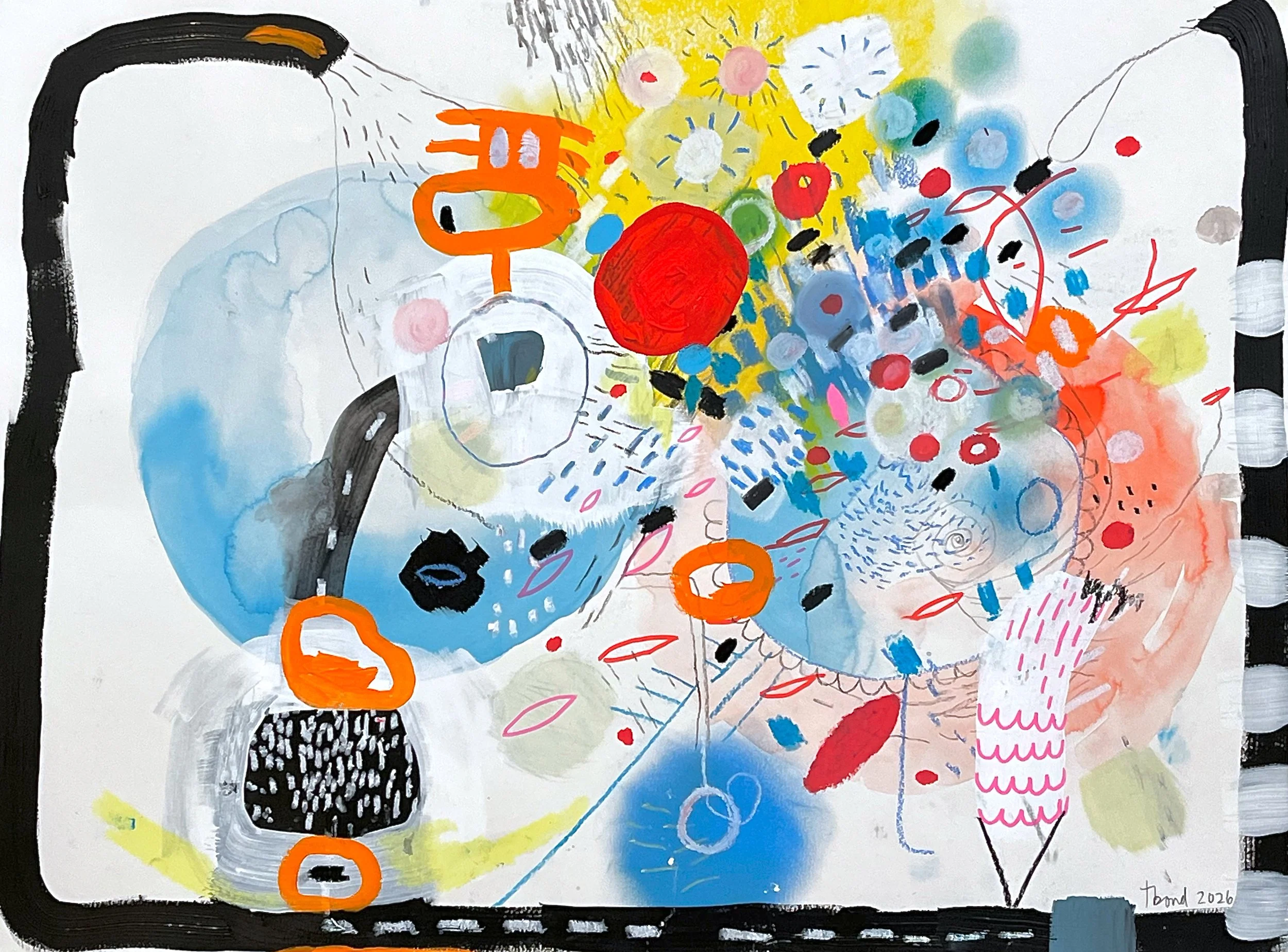  Tamara Bond Planet Earth Series, #13 18 × 24 Mixed Media on Paper $ 1600 