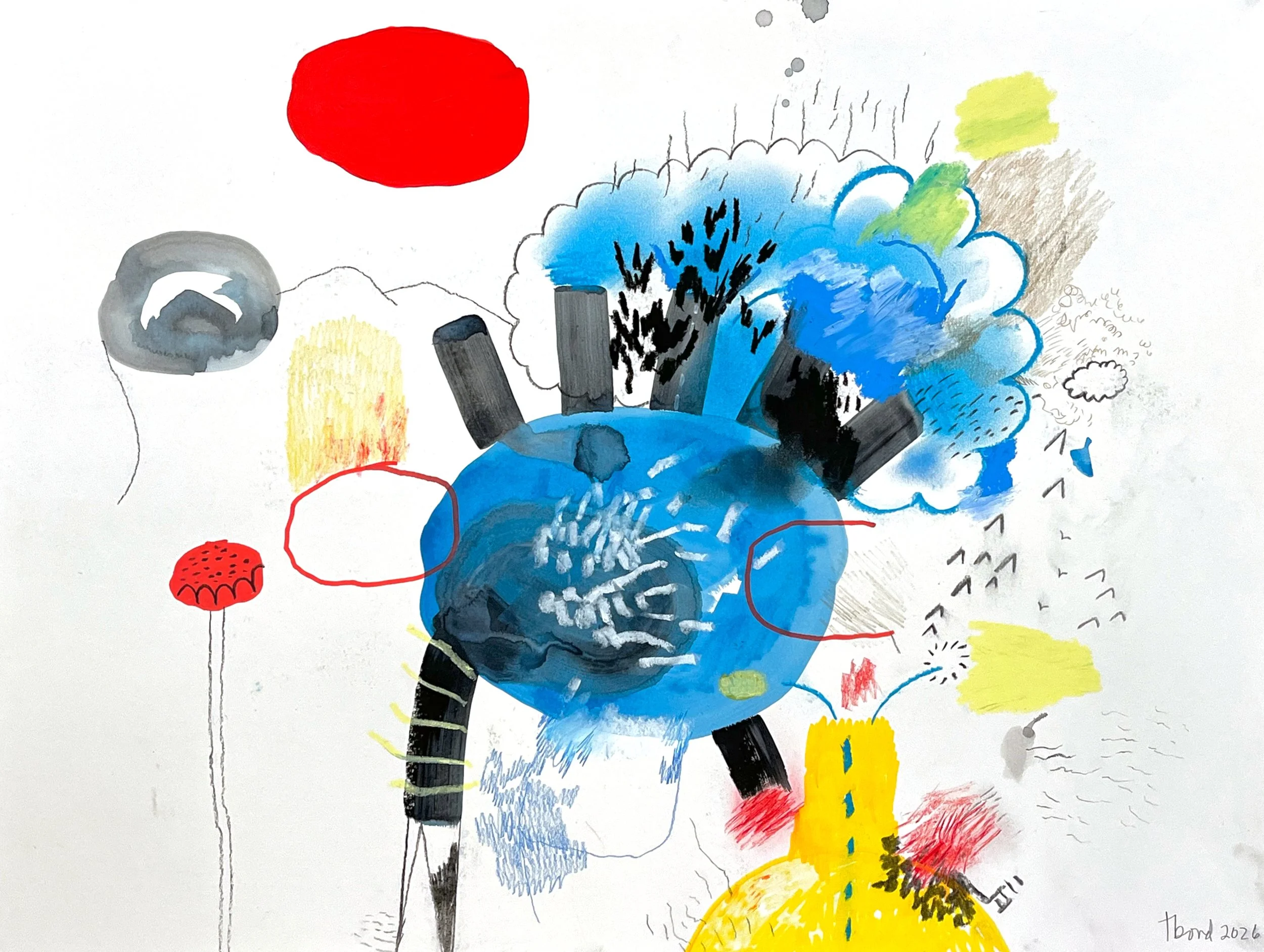  Tamara Bond Planet Earth Series, #10 18 × 24 Mixed Media on Paper $ 1600 