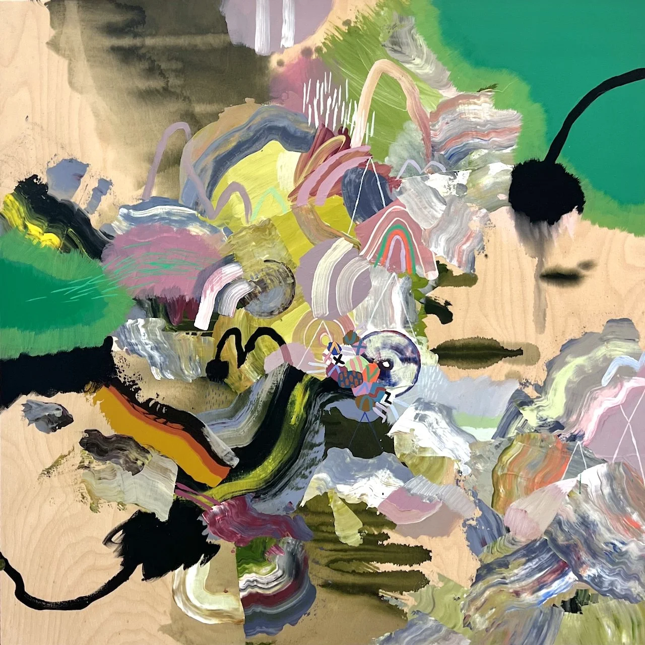  Meghan Hildebrand Come to Your Senses	 30 x 30	 Acrylic on Board	 $ 4150 