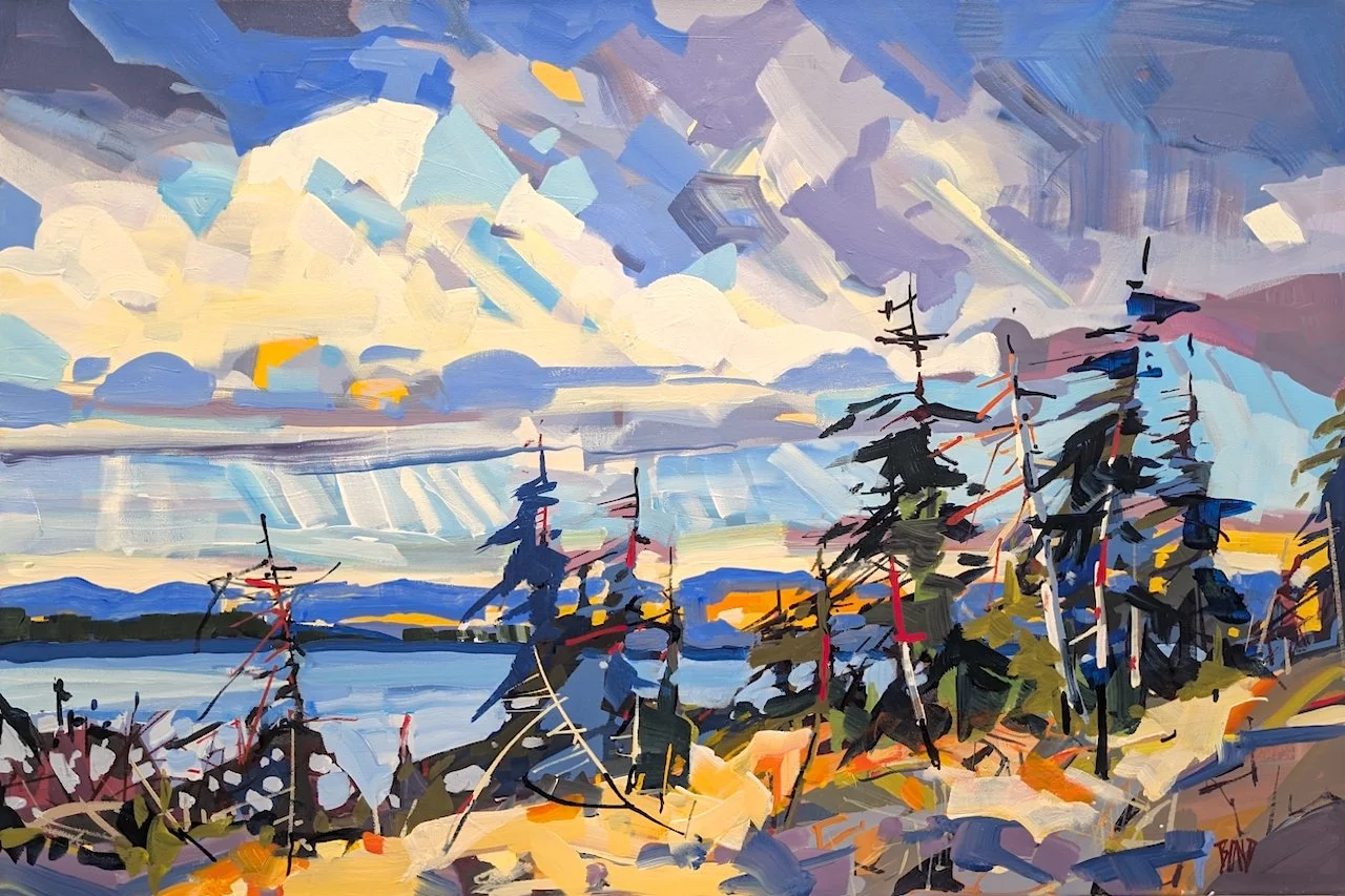  Rick Bond Morning Sky 24 × 36 Acrylic on Canvas SOLD 