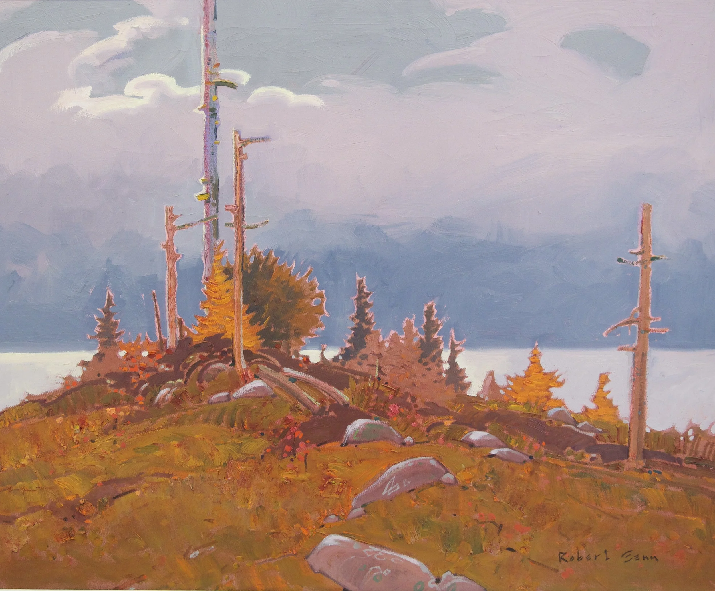  Robert Genn Finlayson Hilltop 24 x 30 Oil on Canvas 1977 
