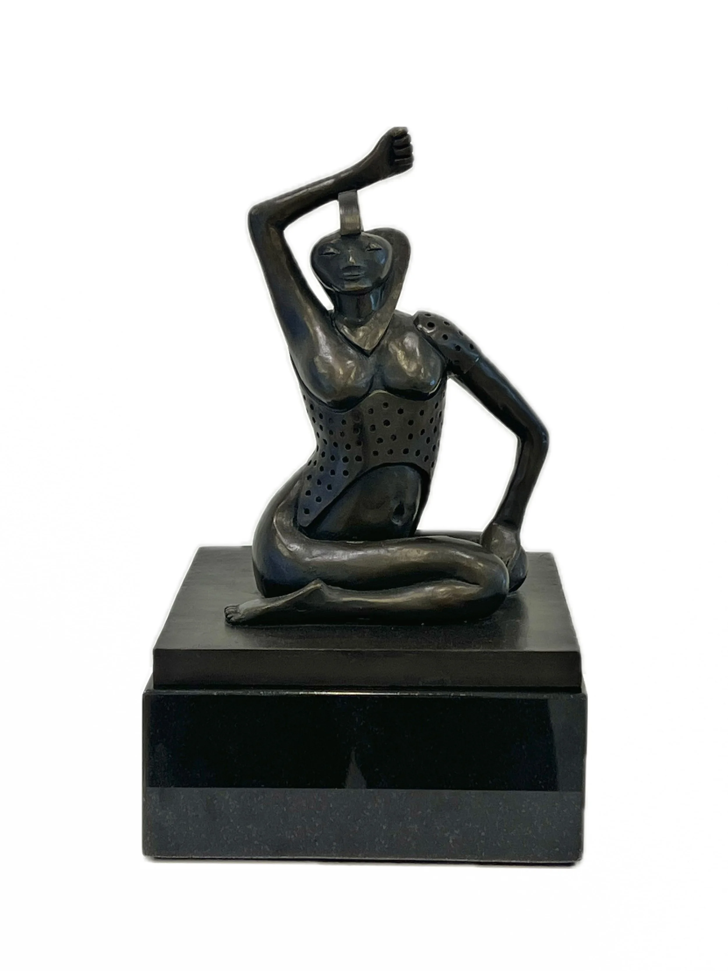 Ivan Eyre Lady Love 10 × 8 × 8 Bronze, Stone 1999  