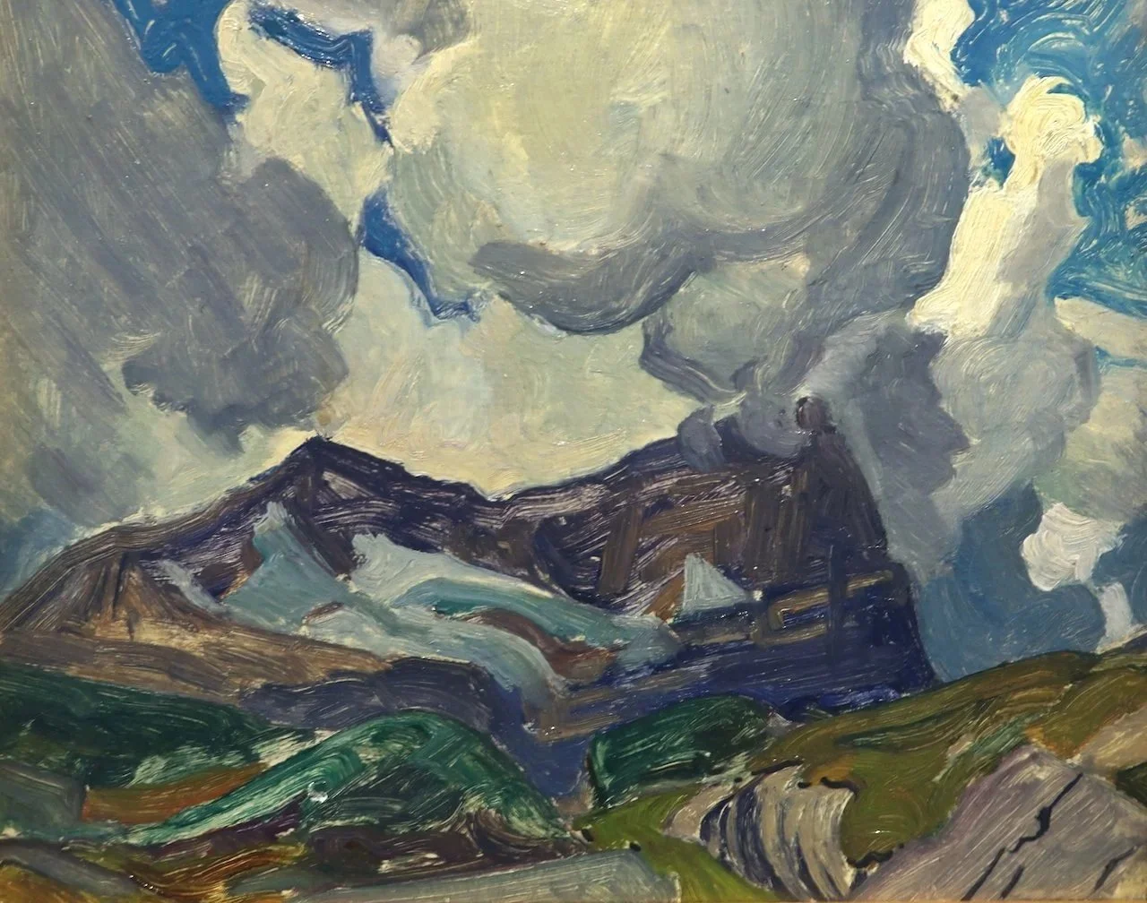  Mt. Odaray 8.5 × 10.5 Oil on Board 1929 SOLD 