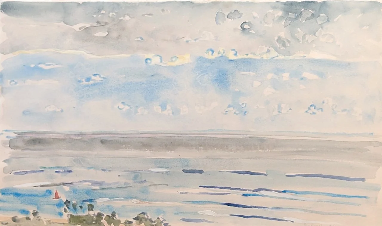  Seascape 15 × 22 Watercolour 1981 