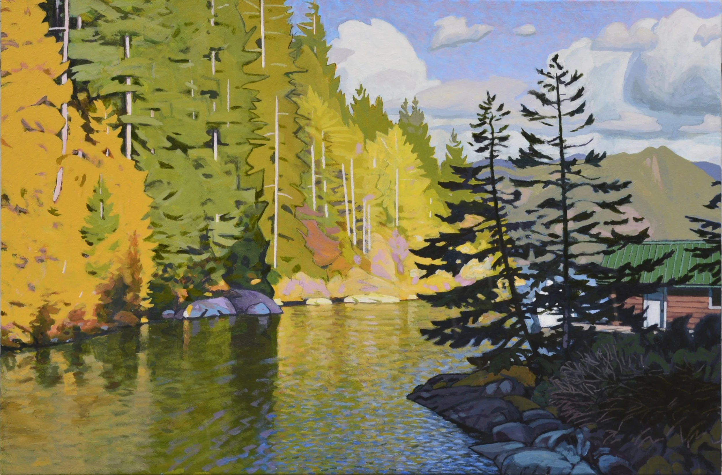  Clayton Anderson August Afternoon 24 x 36  Acrylic on Canvas $ 6000 