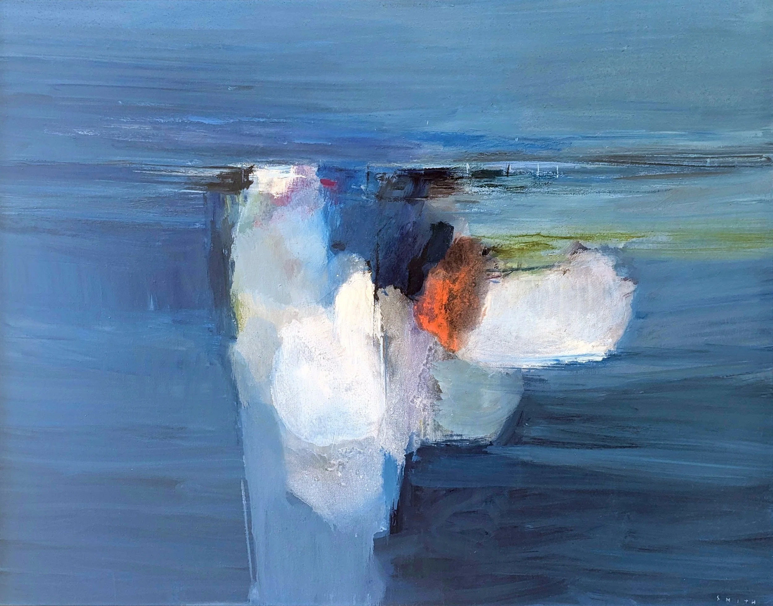  Gordon Smith	 Nocturn 34.5 × 43.5	 Oil on Canvas C.1960	 SOLD 