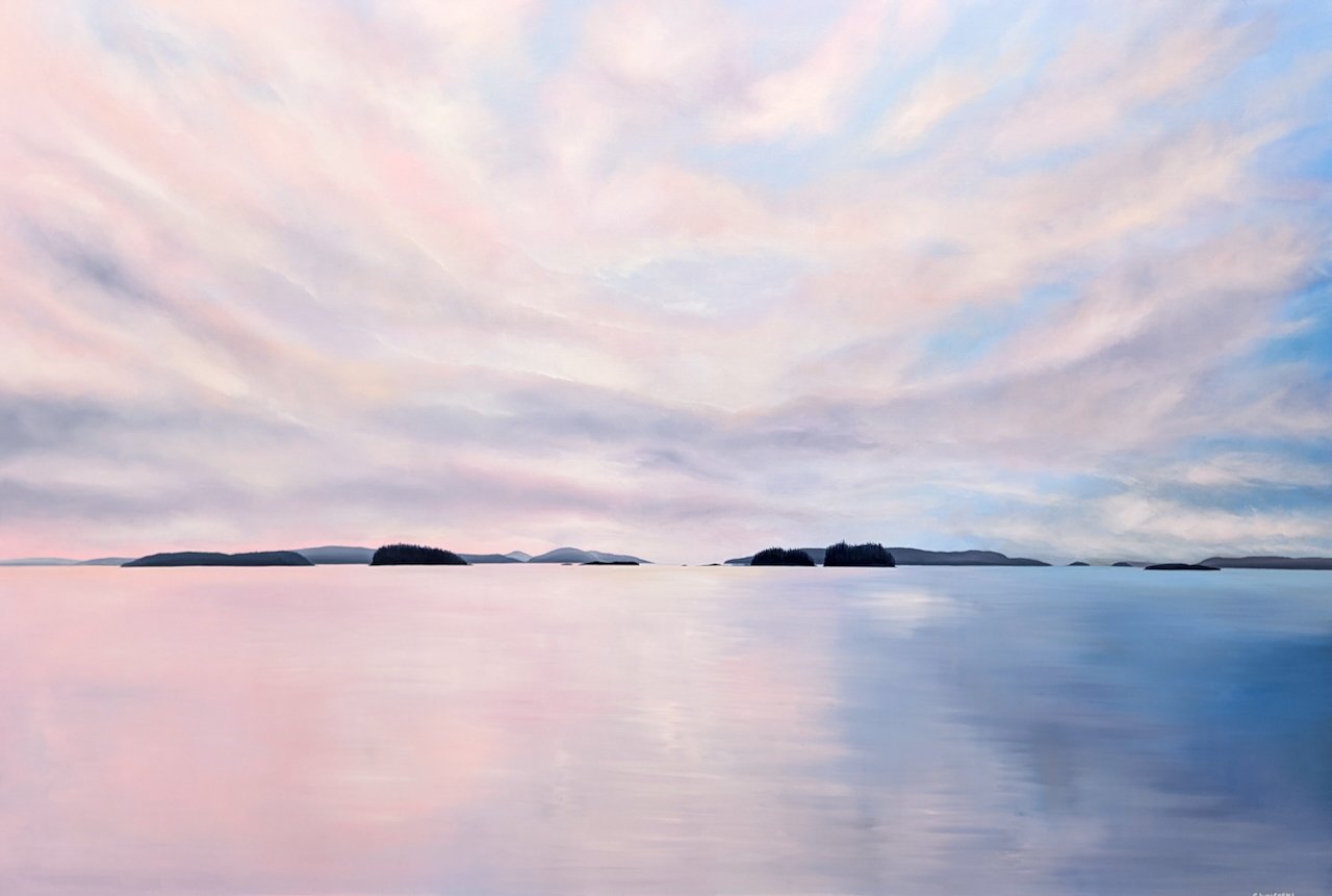  Days End - Moresby Passage 48 x 72 Oil on Canvas $ 7100 
