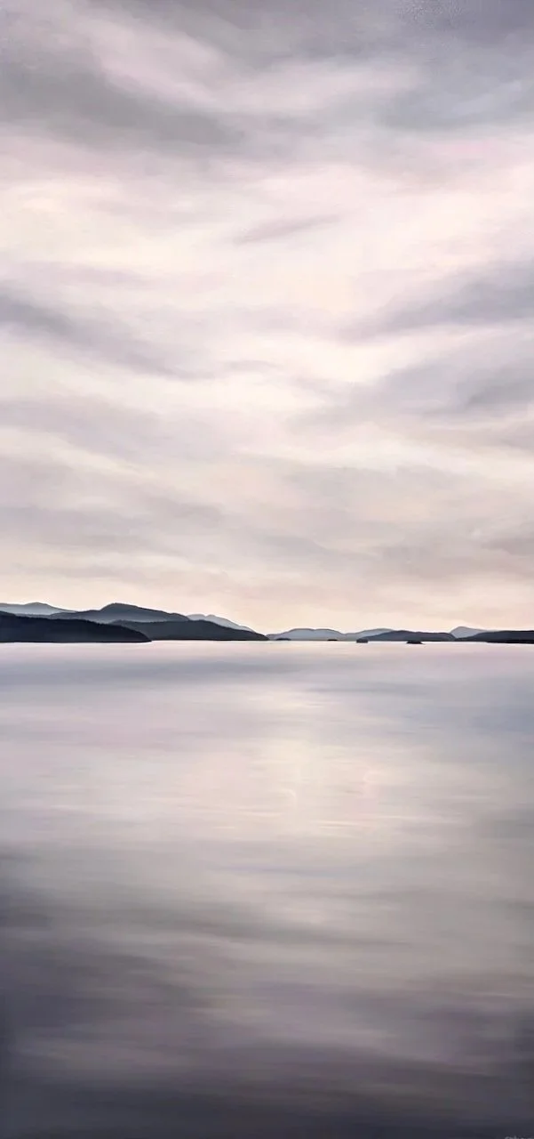  Gulf Island - Violet Skies 72 x 36 Oil on Canvas $ 6000 