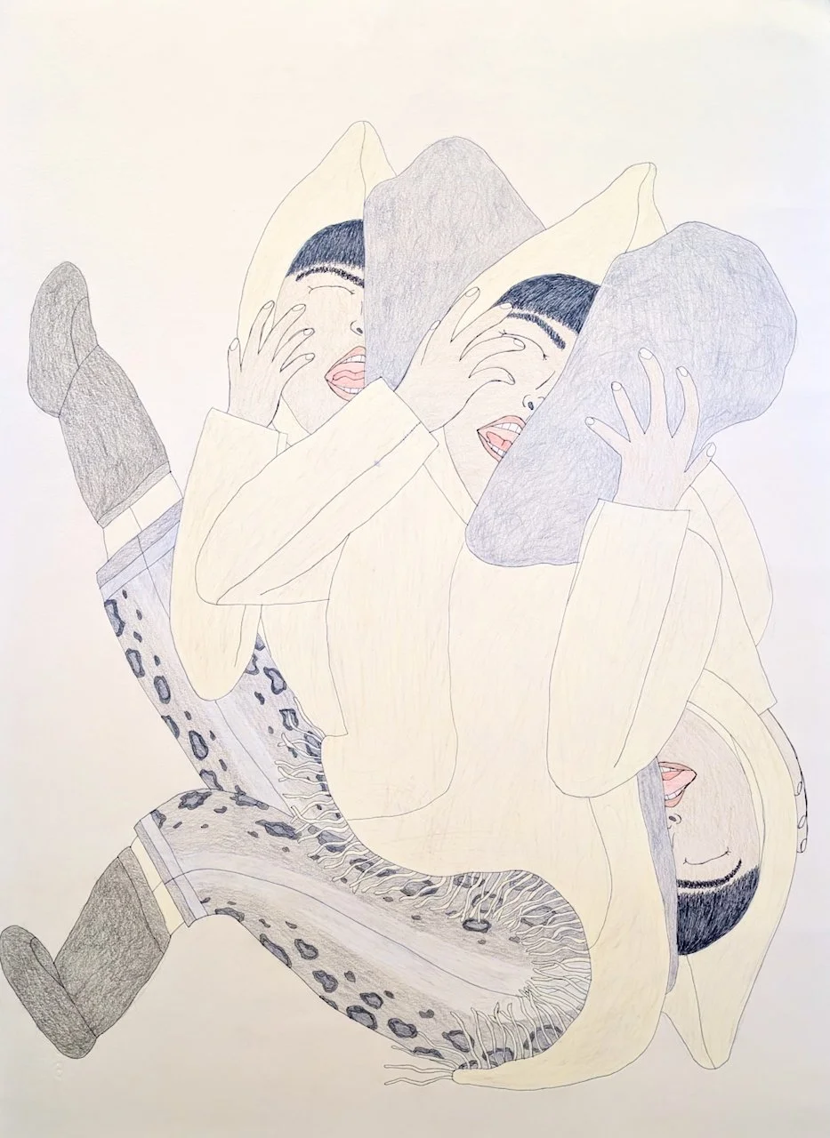  Kiring 22 × 30 Coloured Pencil,Ink #227-0162 $ 1075 
