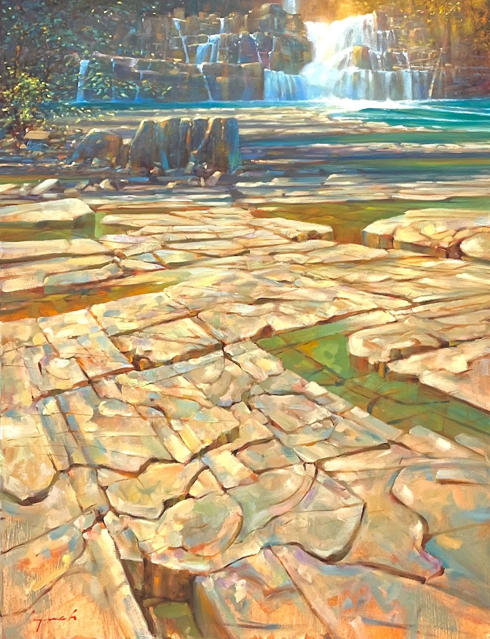  Brent Lynch Myra Falls, Strathcona Park 48 x 36 Oil on Canvas $ 8950 