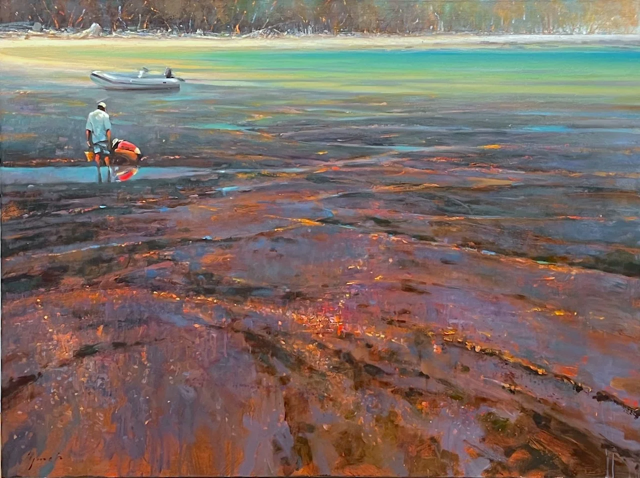  Brent Lynch  Secret Beach 36 x 48 Oil on Canvas $ 8950 