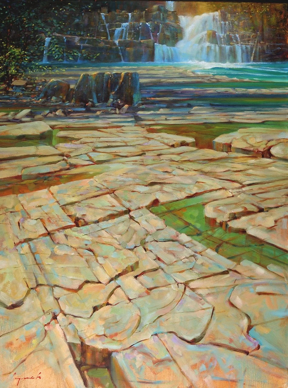  Myra Falls, Strathcona Park 48 x 36 Oil on Canvas $ 8950 