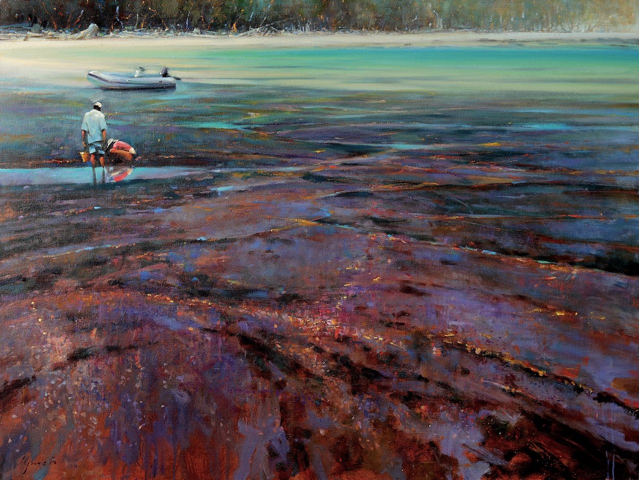  Secret Beach 36 x 48 Oil on Canvas $ 8950 