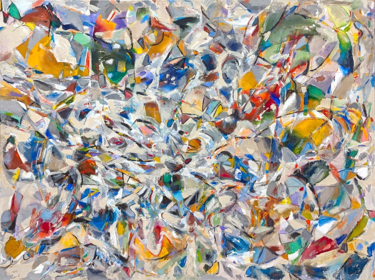  Alan Briks Fluid Planet 36 × 48 Oil on Canvas $ 4000 