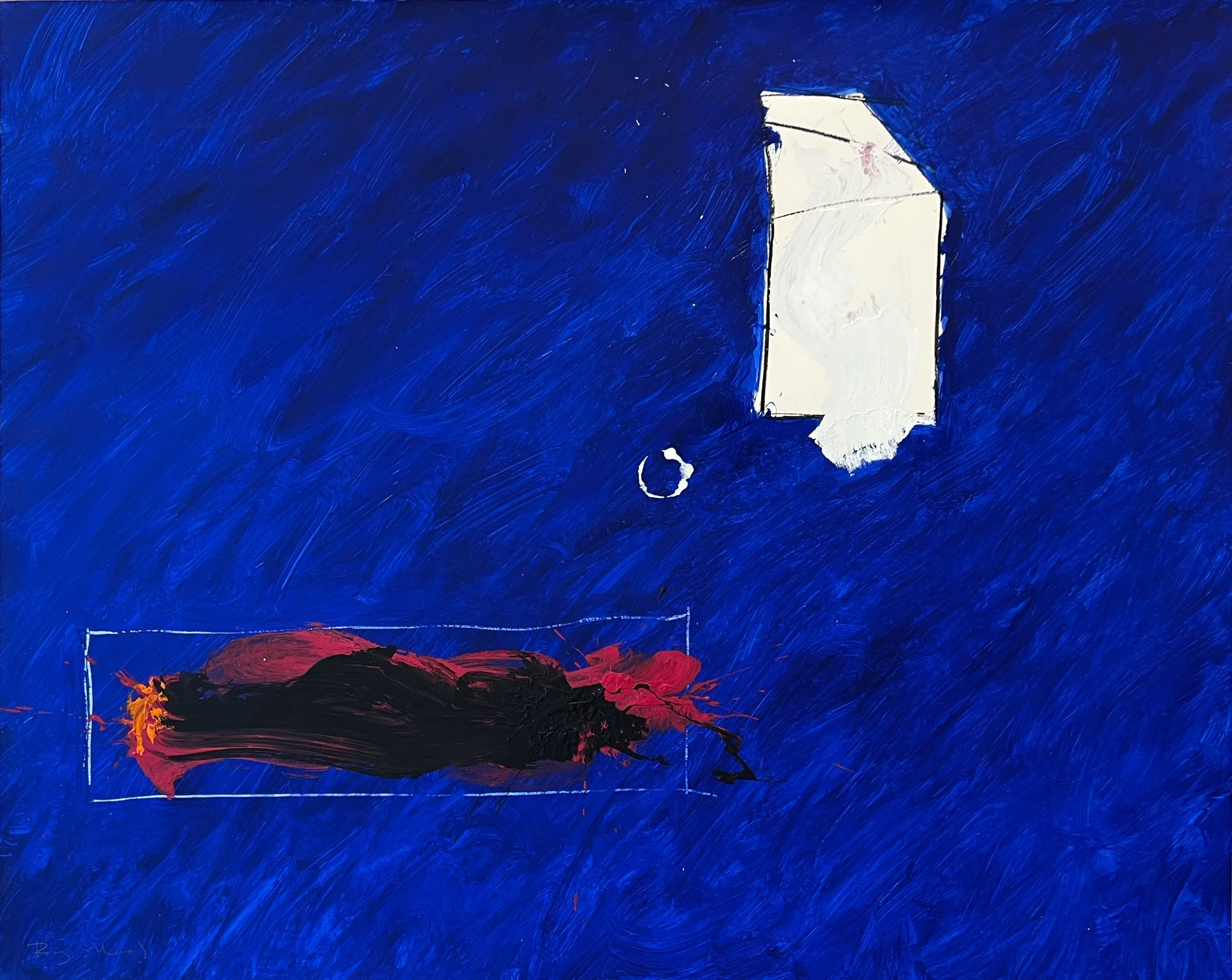  Untitled 32.5 x 40  Mixed Media on Paper c. 1985 