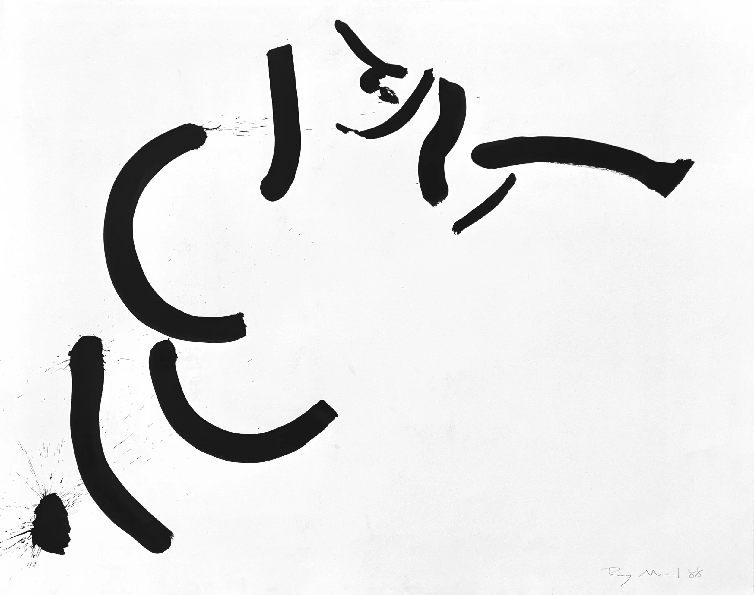  Untitled 32 x 40 Acrylic on Paper 1988 