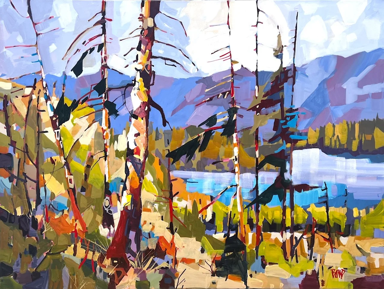 Rick Bond - Bear Creek Tartan - 30 x 40 - AC.jpeg