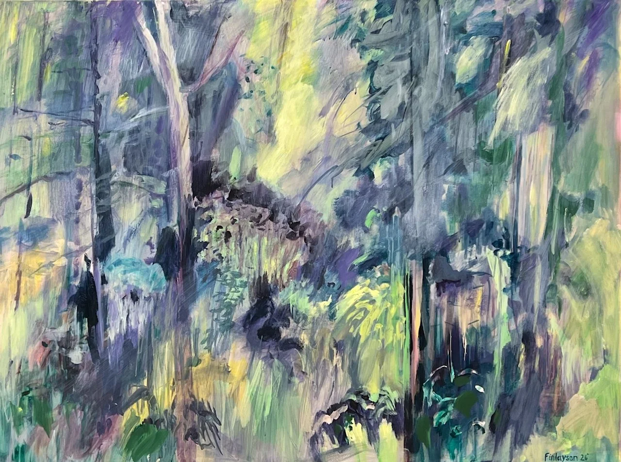  Sooke Woodland - Near French Beach 36 x 48 Acrylic on Canvas $ 6350 