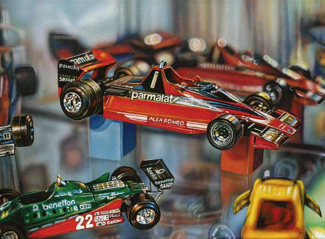  Alfa Romeo 12 × 16  Oil on Canvas $ 4200 