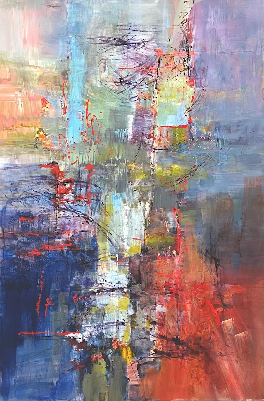  G. Verdi Requiem Dies Irae 72 × 48 Acrylic on Canvas $ 7900 