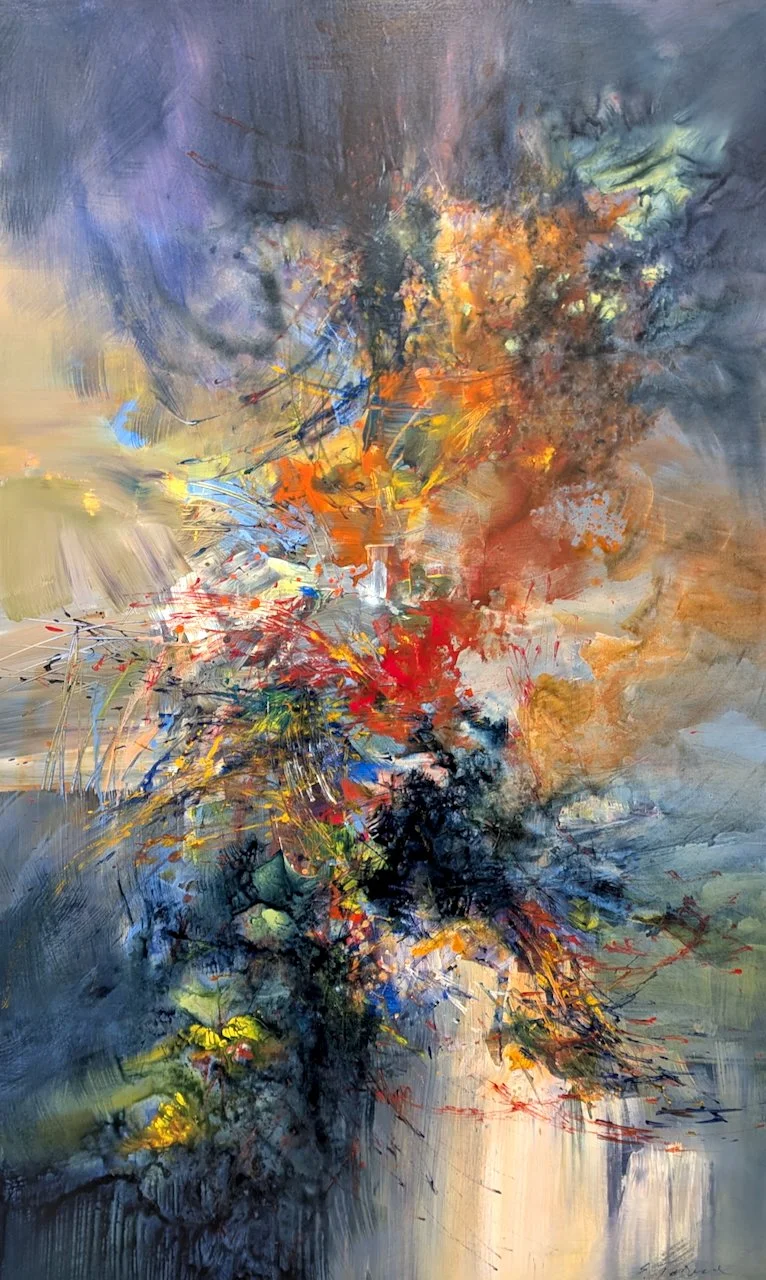 Anton Bruckner, Missa Solemnis 60 x 36  Acrylic on Canvas SOLD 