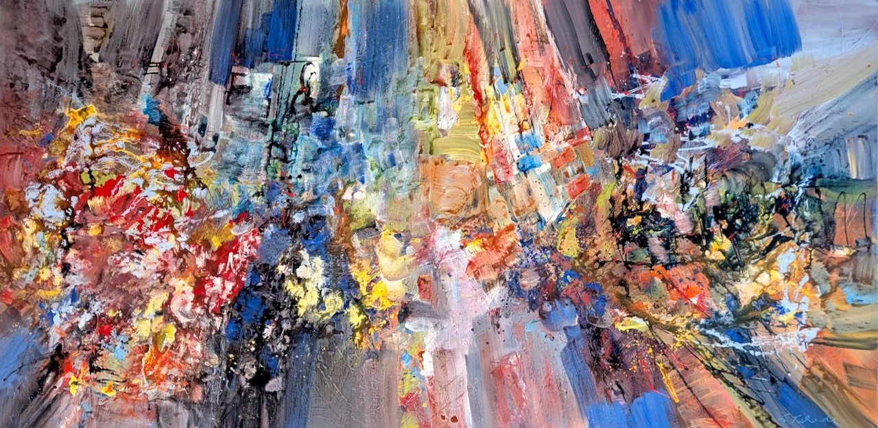  W. A. Mozart, Coronation Mass 48 x 96  Acrylic on Canvas $ 9700 