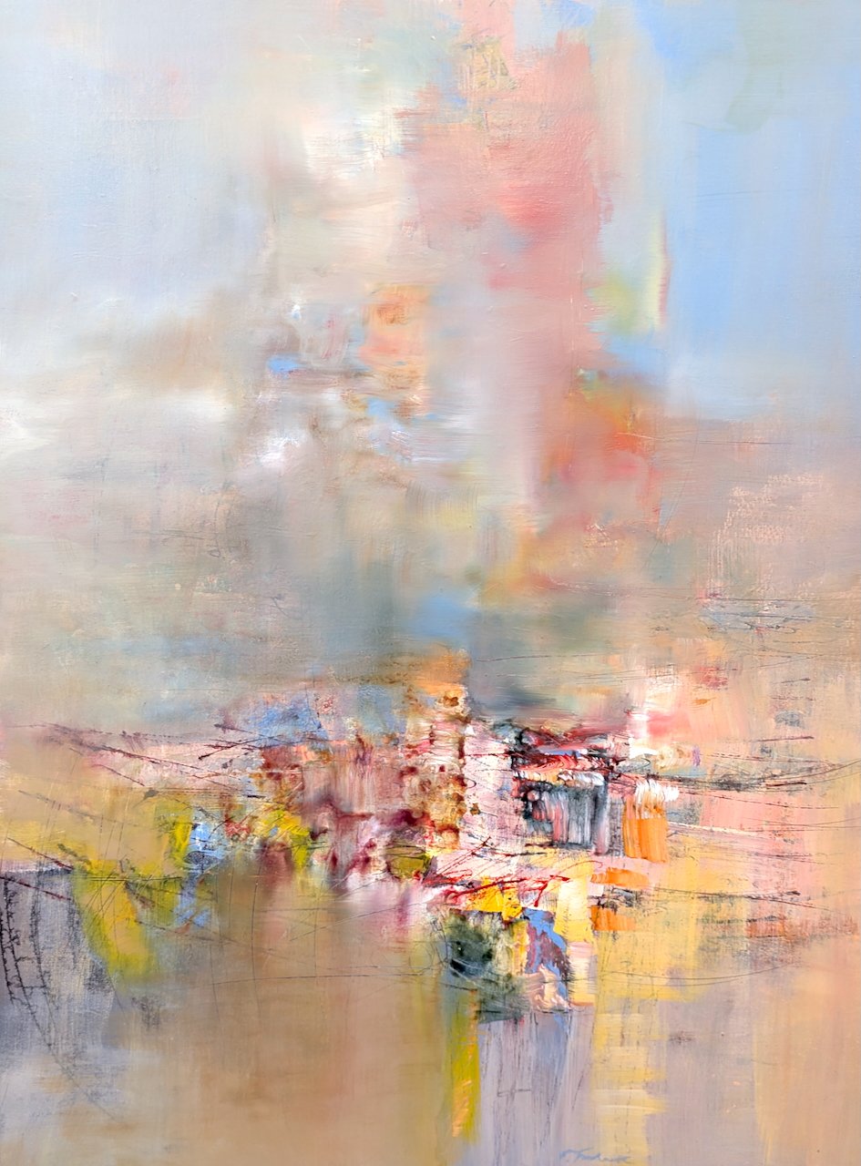  Franz Schubert, String Quintet in C Major 48 x 36 Acrylic on Canvas $ 5100 