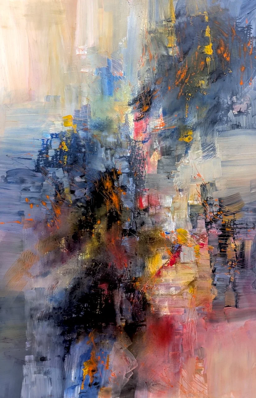  J. Brahms Quintet in F Minor Op. 34 72 x 48 Acrylic on Canvas $ 7900 