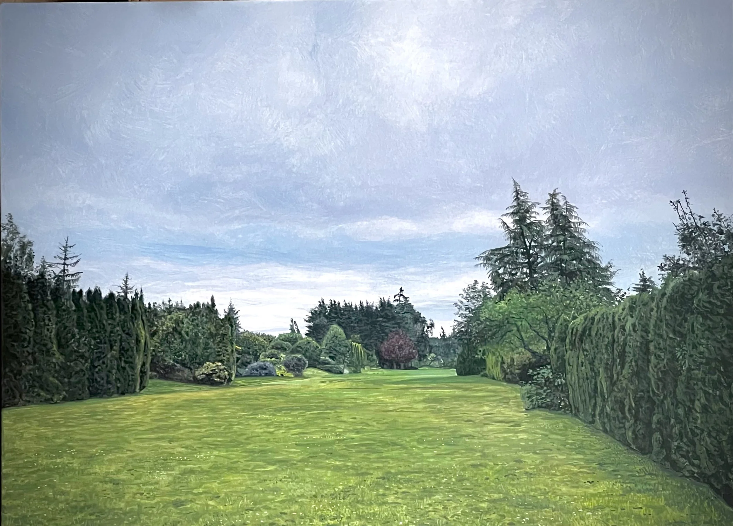  Unsettled Landscape #3 (Maplewood Road)	 24 x 34	 Acrylic on Canvas	 $ 4000 