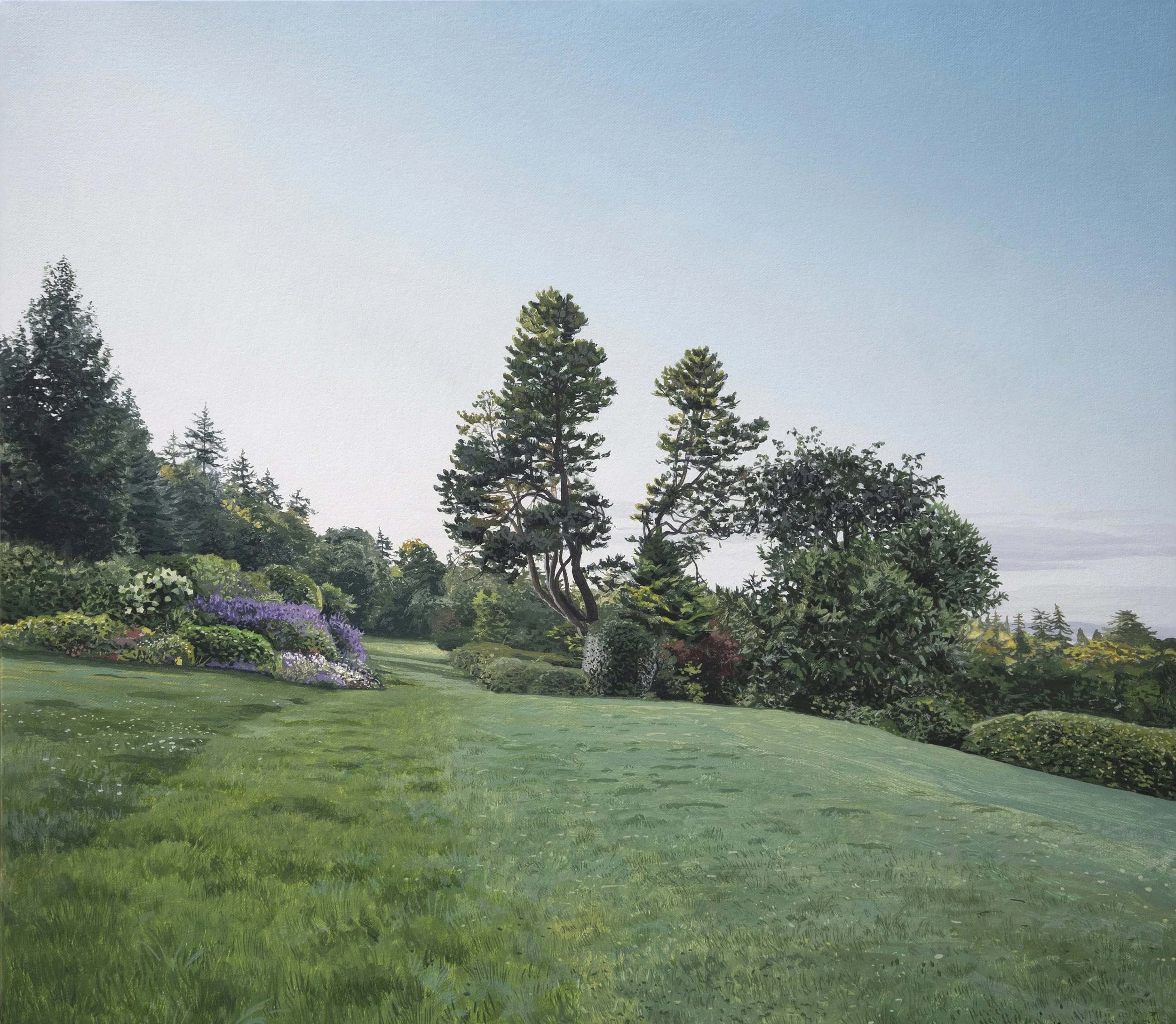  Unsettled Landscape #4 (Lochside Drive)  21 x 24  Acrylic on Canvas $ 3000 