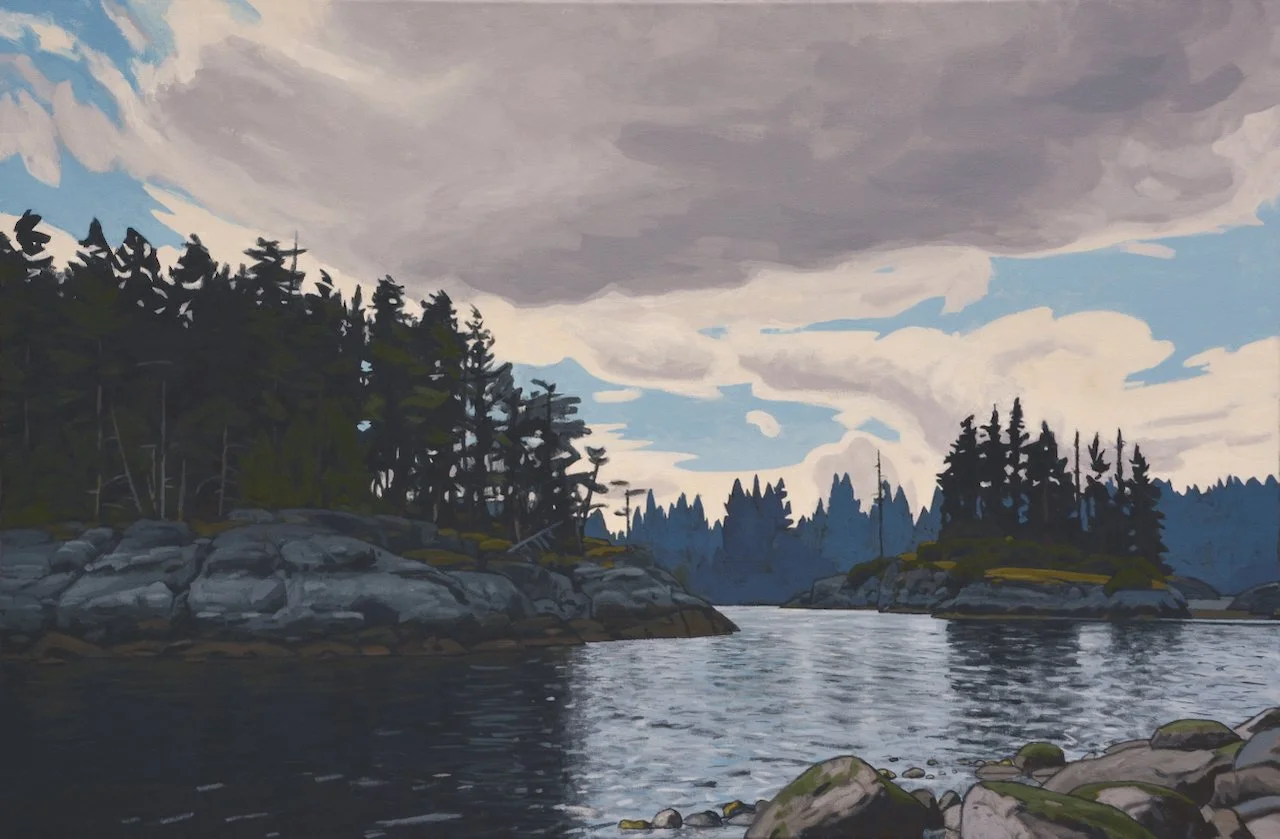  Near Granite Bay 24 x 36  Acrylic on Canvas $ 6900 