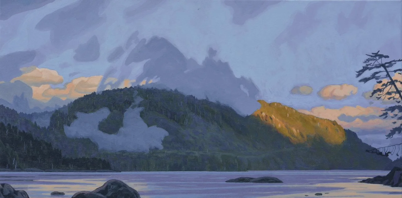  In the Shadow of Estero 15 x 30  Acrylic on Canvas $ 5200 
