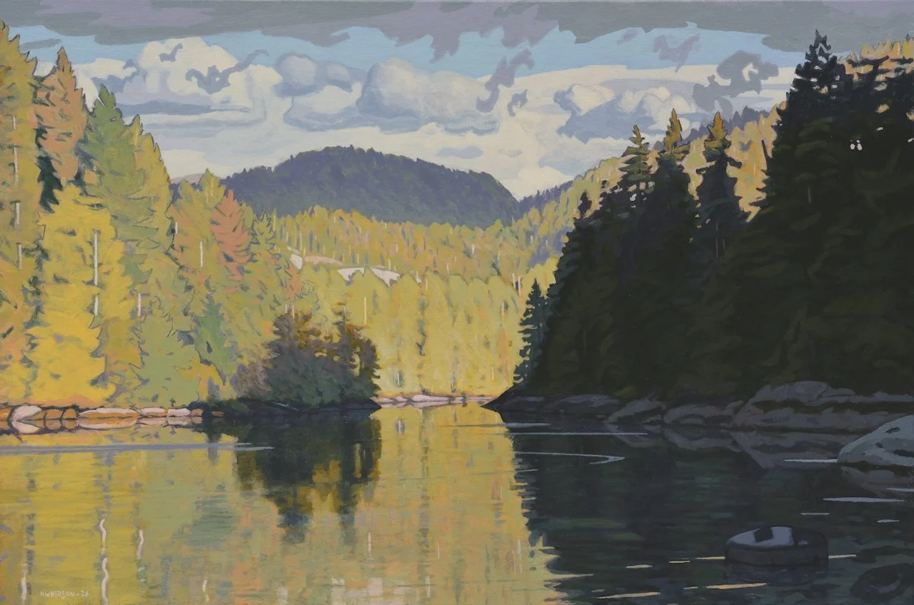  Backeddys in Critter Cove 24 x 36  Acrylic on Canvas $ 6900 