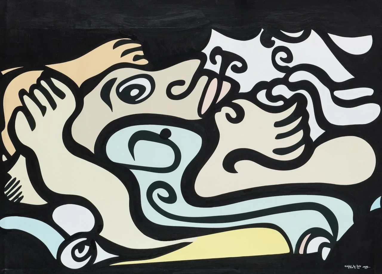  Tickled by Kelp 38 x 52 Acrylic on Canvas  Inquire for Pricing  