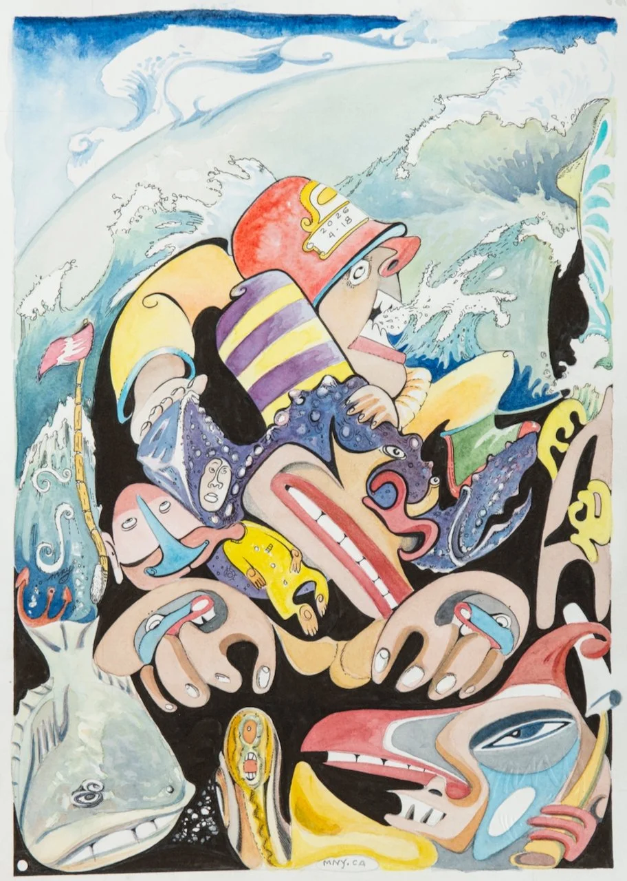  Clam Up 14.5 x 11  Watercolour and Graphite SOLD 