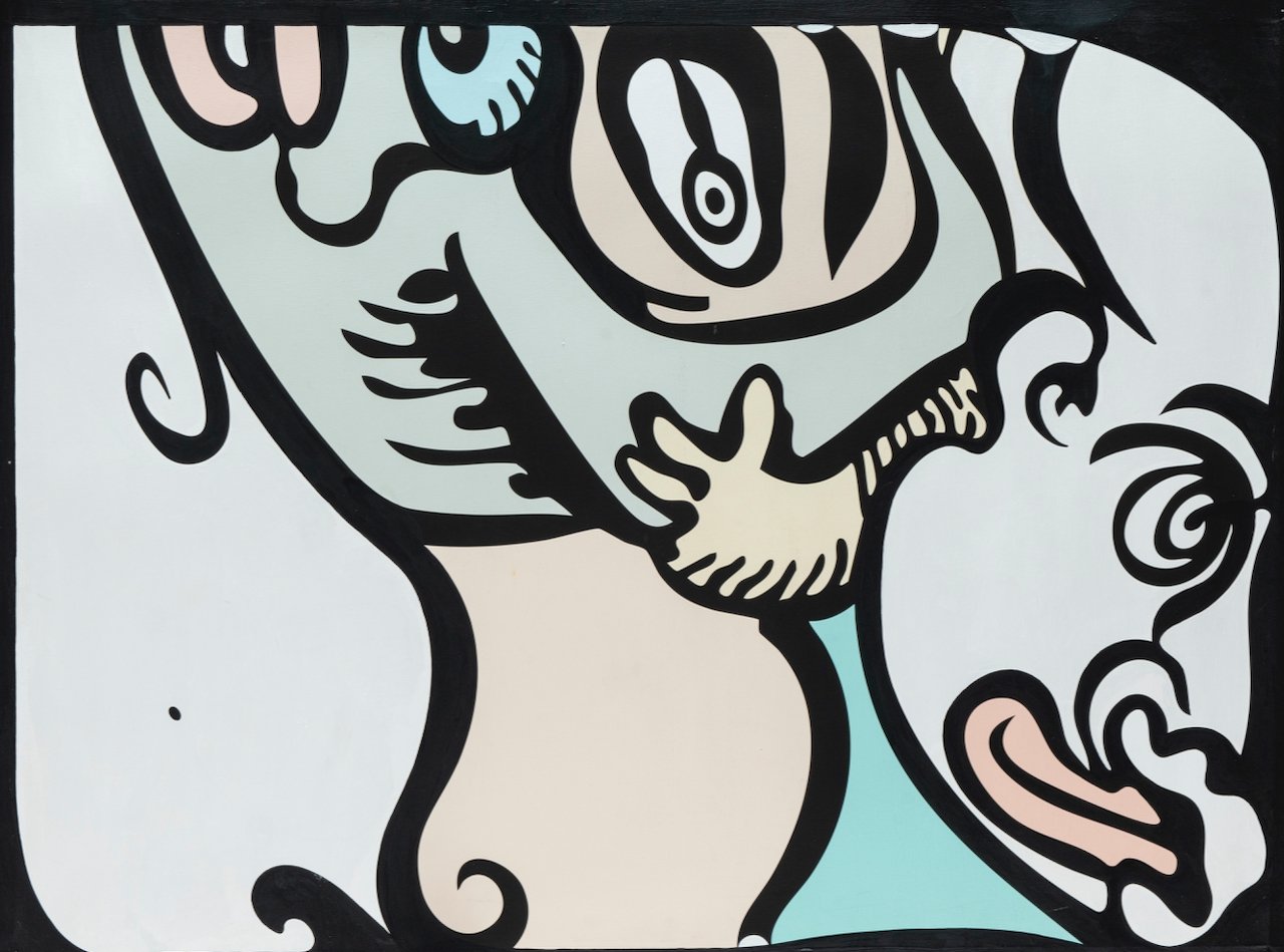  Plunge 37.5 x 50  Acrylic on Canvas  Inquire for Pricing  