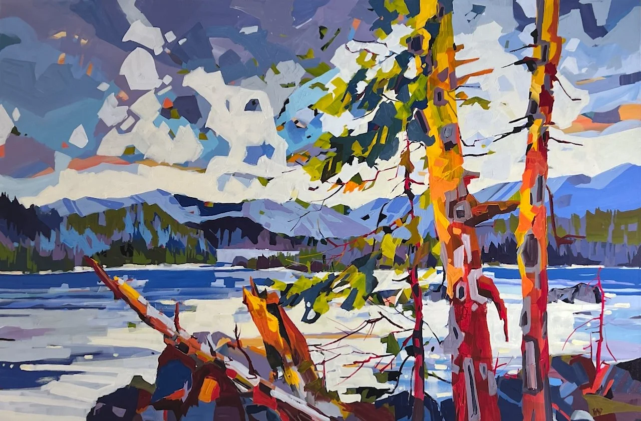  At the Edge of the Salish Sea 48 x 72 Acrylic on Canvas $ 11,245 
