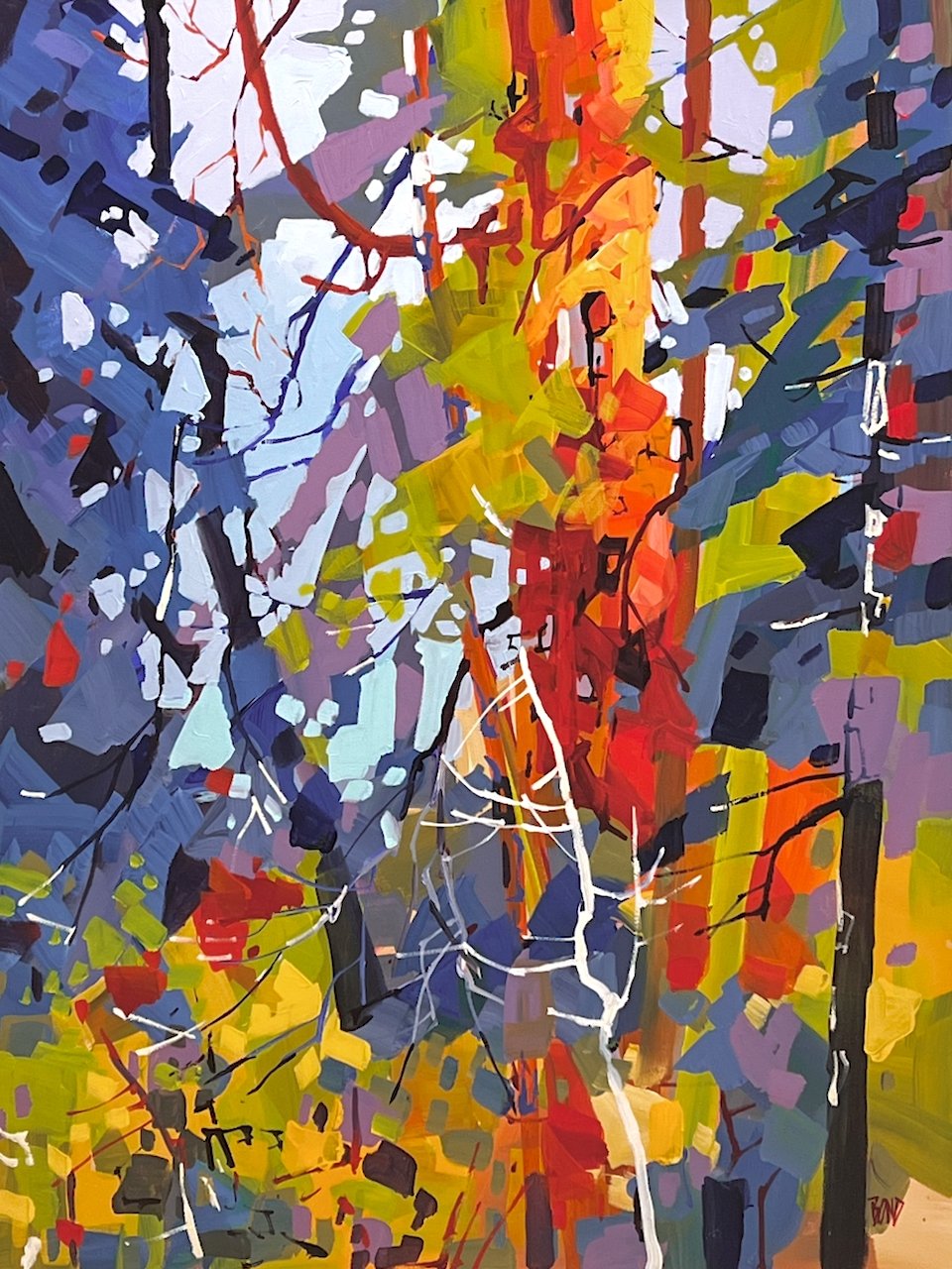 Hidden Pine 40 x 30  Acrylic on Canvas $ 5175 