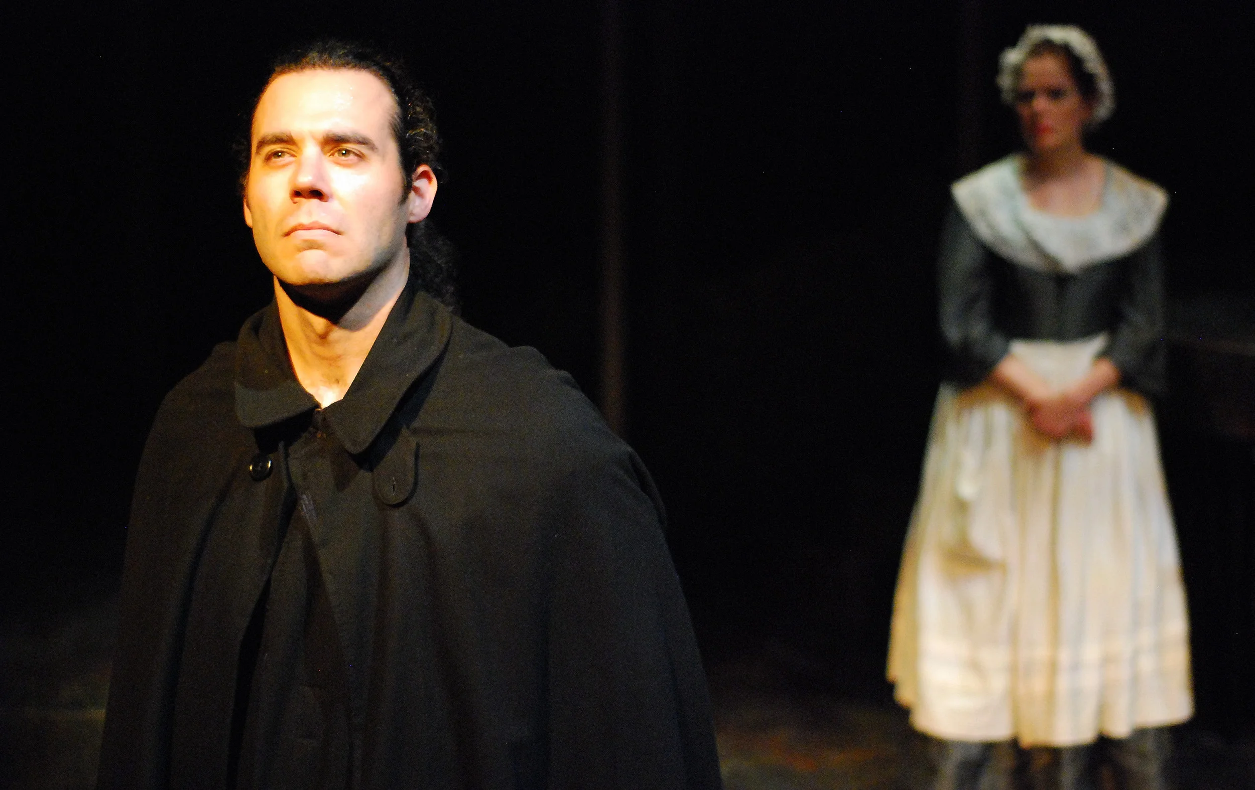  "Heathcliff" in WUTHERING HEIGHTS at Lifeline Theatre with Cameron Feagin Photo by Paul Metreyeon 