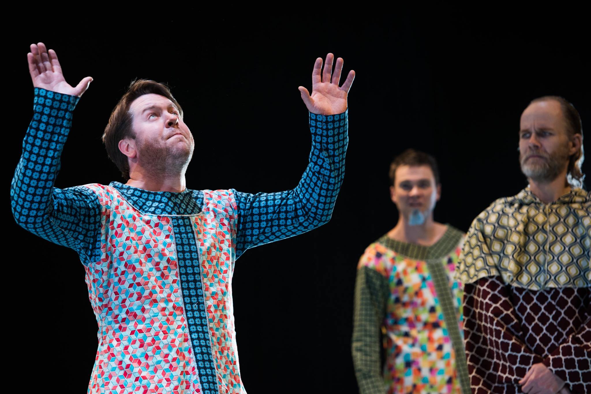 Aaron Kirkpatrick as LaHire, Josh Carpenter as Bluebeard, John Basiulis as The Archbishop