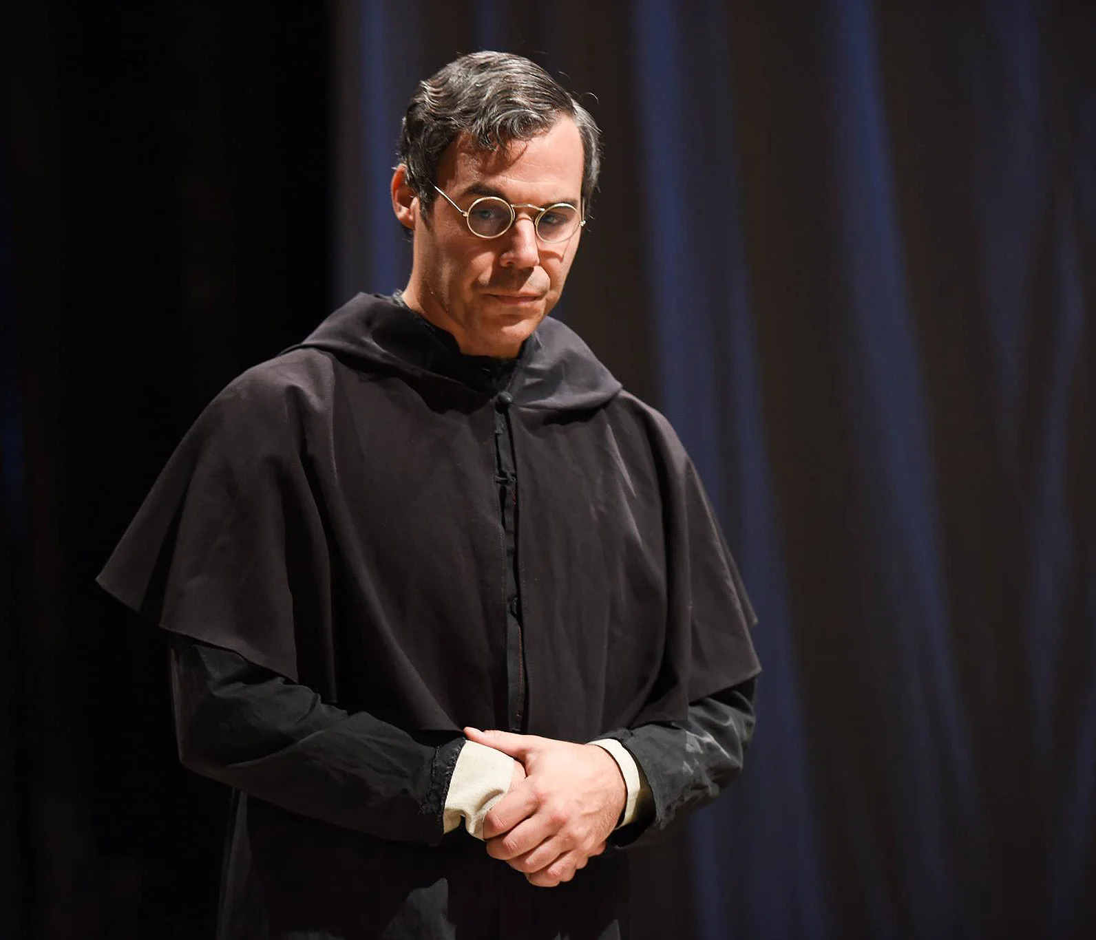 "The Chaplain" in MOTHER COURAGE AND HER CHILDREN Photo by Shawn May